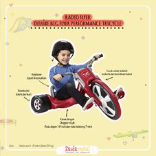 Gambar Radio flyer Deluxe big flyers performance tricycle