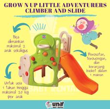 Gambar Grow n up Little adventurers climber and slide adventure