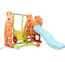 Gambar Labeille  Bunny slide swing and grow activity orange