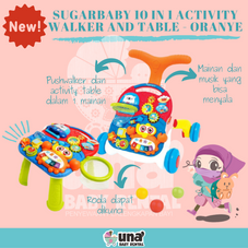 Gambar Sugar baby 10 in 1 activity walker and table