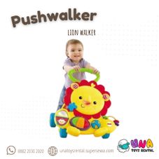 Gambar Fisherprice Pushwalker fisher price lion walker