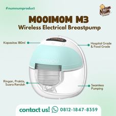 Gambar Mooimom Wireless electrical breastpump m3 (24mm)