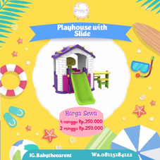 Gambar Kokuro Kokuro playhouse with slide