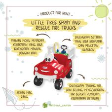 Gambar Little tikes Spray and rescue fire trucks