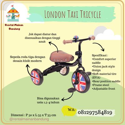 London hot sale taxi tricycle