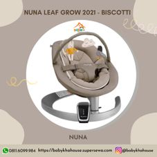 Gambar Nuna Bouncer nuna leaf grow 2021 biscotti + toybar + nuna wind + minky nucover