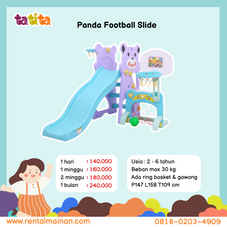 Gambar Labeille Panda slide with football