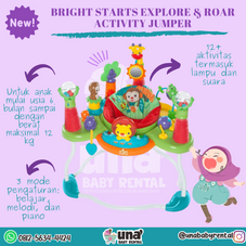 Gambar Bright starts Explore and roar activity jumper