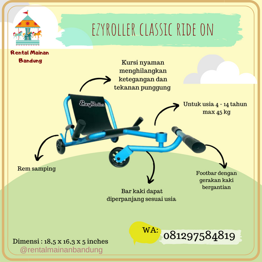 Sewa Ezy - Roller  Rental Mainan Bandung