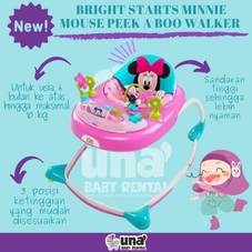 Gambar Bright starts Minnie mouse peek a boo walker