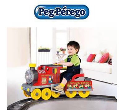 Volt express отзывы. Поезд Peg-Perego Santa Fe Train. Паровоз Пег Перего. Электрический поезд для детей педперего. Choo Choo Charles мягкая игрушка.