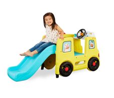 Gambar Little tikes Little baby bum wheels on the bus climber