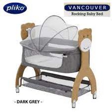 Gambar Pliko Box bayi vancouver dark grey