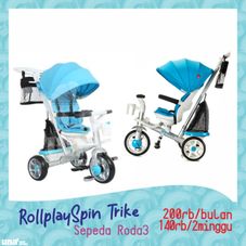 Gambar Rollplay Rollplay spin trike ride on 