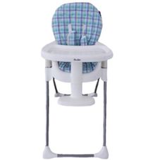 Gambar Cocolatte Highchair biru kotak