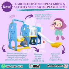 Gambar Labeille Love bird play grow and activity slide swing playground