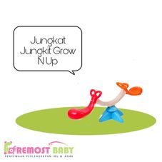 Gambar Grow and up Jungkat jungkit whale seesaw
