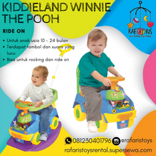 Gambar Kiddieland Winnie the pooh 4 in 1 rock n ride activity ride on