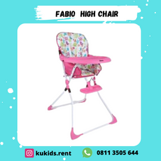 Gambar Fabio High chair pink