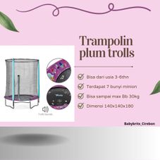 Gambar Plum Tampoline plum troll jaring tinggi