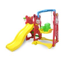 Gambar Labeille Kc 525 sl 3in1 panda slide swing basketball