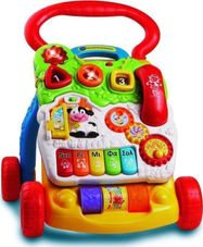 Gambar Vtech  First step push walker 