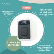 Gambar Claire's Uv sterilizer