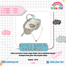 Gambar Ingenuity Moonlight rocker sleeper lullaby