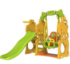 Gambar Tobebe Dino slide and swing