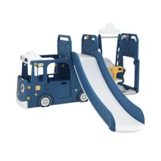 Gambar Happy play Tayo bus slide swing 3in1