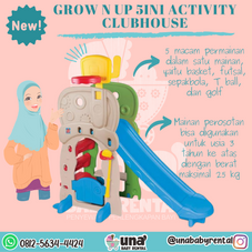 Gambar Grow n up Activity clubhouse 5 in 1 slide