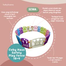 Gambar Coby haus Safety play fence 16 + 4