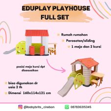 Gambar Eduplay Eduplay playhouse full set