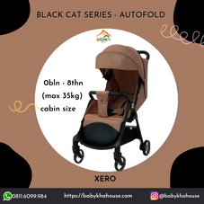 Gambar Xero Stroller xero black cat series - autofold - cabin size