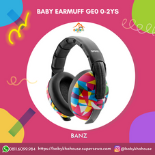 Gambar Banz Banz earmuff geo - new born - 2 years 