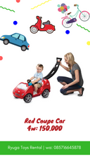 Gambar Little tikes  Red coupe car