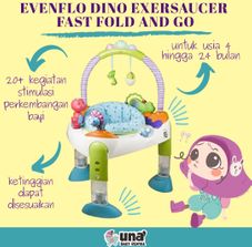 Gambar Evenflo Dino exersaucer fast fold and go