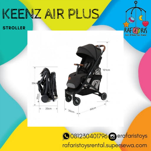 Stroller untuk anak 2024 berat 30 kg