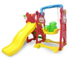 Gambar Labeille Panda 3 in 1 slide and swing merah