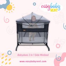 Gambar Babydoes 3 in 1 side minibed