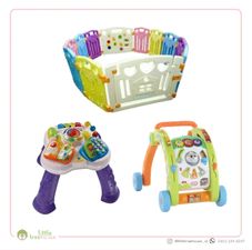 Gambar  Bundling cobyhaus safety fence 10+2, vtech learn activity table & little tikes pushwalker