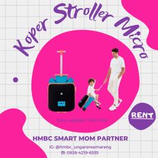 Gambar Micro Koper stroller travelling micro luggage eazy