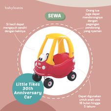 Gambar Little tikes Cozy coupe 30th anniversary car