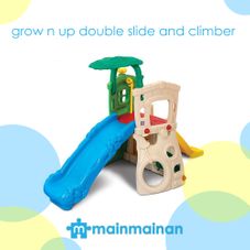 Gambar Grow n up Double slide and climber