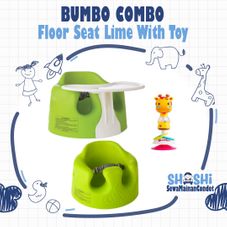 Gambar Bumbo Combo floor seat lime with toy