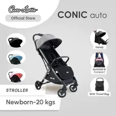 Gambar Cocolatte Conic auto stroller black