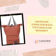 Gambar Nertur  tas perlengkapan bayi diaper & cooler bag tother ii in sunset