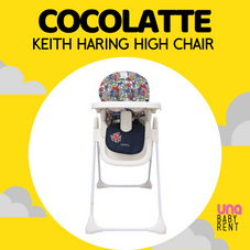 Gambar Cocolatte Keith haring high chair