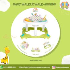 Gambar Mothercare Baby walker walk arround - hijau - 360°