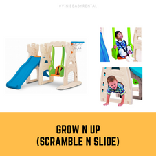 Gambar Grow 'n up Scramble n slide play center